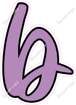 CUL 23.5" Individuals - Flat Lavender b