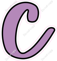 CUL 23.5" Individuals - Flat Lavender c