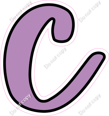 CUL 23.5" Individuals - Flat Lavender c