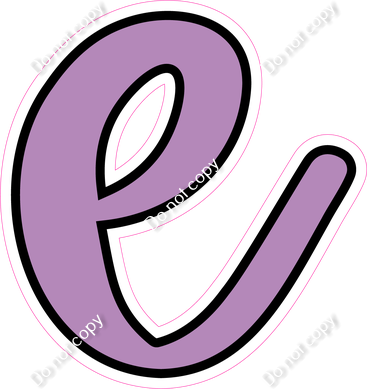 CUL 23.5" Individuals - Flat Lavender e