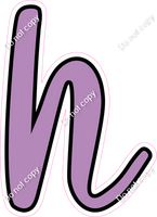 CUL 23.5" Individuals - Flat Lavender h