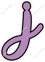 CUL 23.5" Individuals - Flat Lavender j