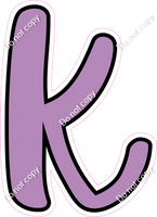 CUL 23.5" Individuals - Flat Lavender k