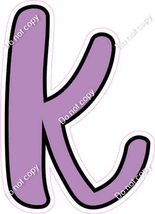 CUL 23.5" Individuals - Flat Lavender k