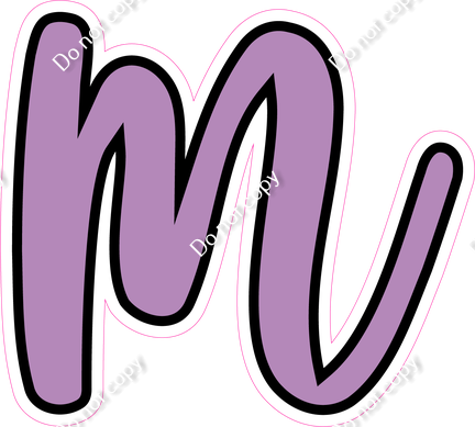 CUL 23.5" Individuals - Flat Lavender m