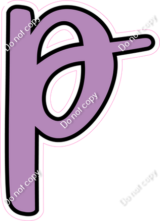 CUL 23.5" Individuals - Flat Lavender p