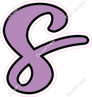 CUL 23.5" Individuals - Flat Lavender s