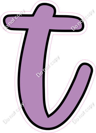 CUL 23.5" Individuals - Flat Lavender t