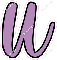 CUL 23.5" Individuals - Flat Lavender u