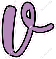 CUL 23.5" Individuals - Flat Lavender v