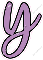 CUL 23.5" Individuals - Flat Lavender y