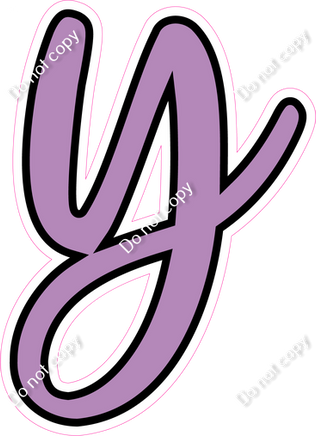 CUL 23.5" Individuals - Flat Lavender y