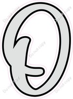 CUL 23.5" Individuals - Flat Light Grey O