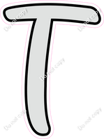 CUL 23.5" Individuals - Flat Light Grey T