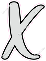 CUL 23.5" Individuals - Flat Light Grey X