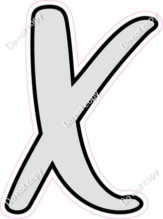 CUL 23.5" Individuals - Flat Light Grey X