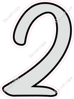 CUL 23.5" Individuals - Flat Light Grey 2