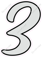 CUL 23.5" Individuals - Flat Light Grey 3