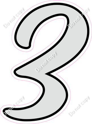 CUL 23.5" Individuals - Flat Light Grey 3