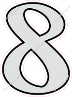 CUL 23.5" Individuals - Flat Light Grey 8