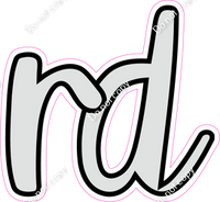 CUL 23.5" Individuals - Flat Light Grey RD