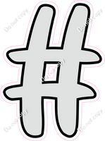 CUL 23.5" Individuals - Flat Light Grey #