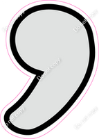 CUL 23.5" Individuals - Flat Light Grey Apostrophe