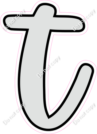 CUL 23.5" Individuals - Flat Light Grey t