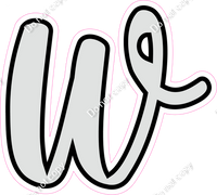 CUL 23.5" Individuals - Flat Light Grey w