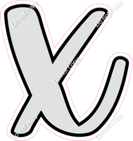 CUL 23.5" Individuals - Flat Light Grey x