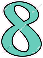 CUL 23.5" Individuals - Flat Mint 8