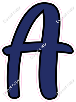 CUL 23.5" Individuals - Flat Navy Blue A