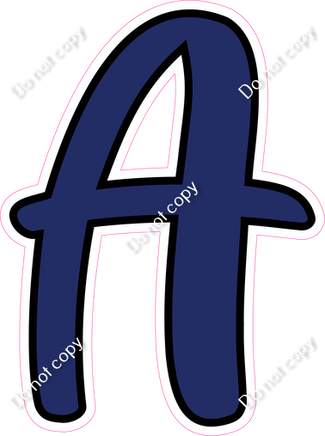 CUL 23.5" Individuals - Flat Navy Blue A