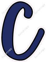 CUL 23.5" Individuals - Flat Navy Blue C