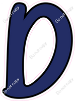 CUL 23.5" Individuals - Flat Navy Blue D