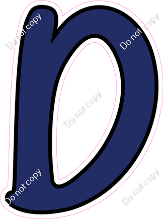 CUL 23.5" Individuals - Flat Navy Blue D