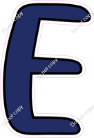 CUL 23.5" Individuals - Flat Navy Blue E