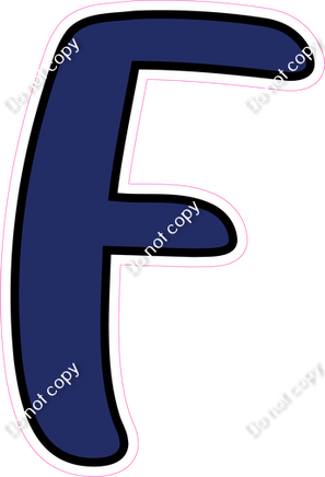 CUL 23.5" Individuals - Flat Navy Blue F