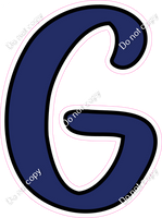 CUL 23.5" Individuals - Flat Navy Blue G