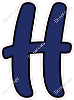 CUL 23.5" Individuals - Flat Navy Blue H