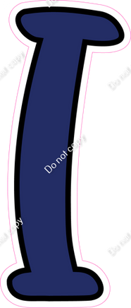 CUL 23.5" Individuals - Flat Navy Blue I