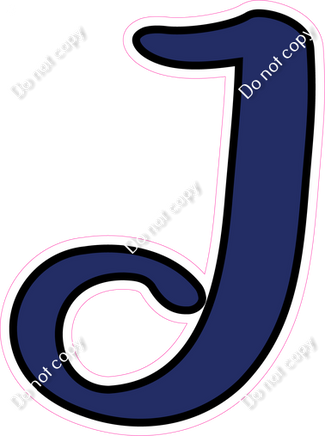 CUL 23.5" Individuals - Flat Navy Blue J