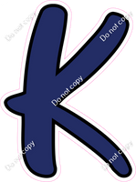 CUL 23.5" Individuals - Flat Navy Blue K