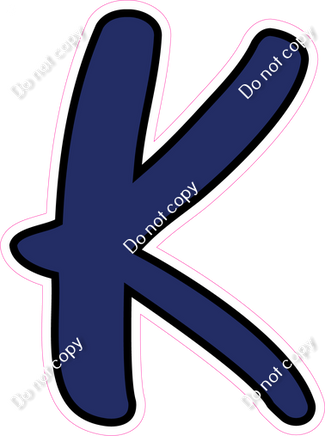 CUL 23.5" Individuals - Flat Navy Blue K