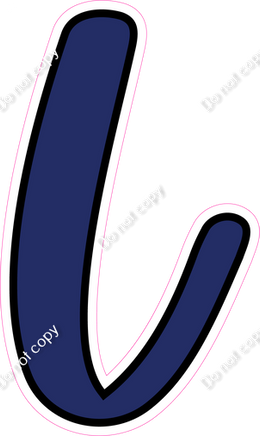 CUL 23.5" Individuals - Flat Navy Blue L