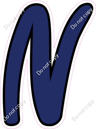 CUL 23.5" Individuals - Flat Navy Blue N