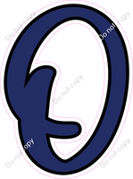 CUL 23.5" Individuals - Flat Navy Blue O