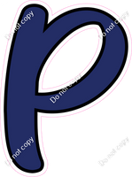 CUL 23.5" Individuals - Flat Navy Blue P