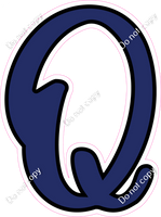 CUL 23.5" Individuals - Flat Navy Blue Q