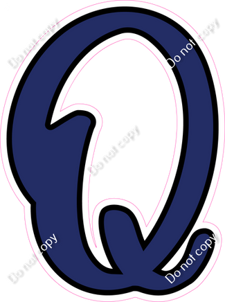 CUL 23.5" Individuals - Flat Navy Blue Q